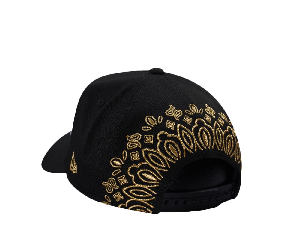 New Era New York Yankees Rear Arch Black Edition 9Forty A Frame Snapback Cap