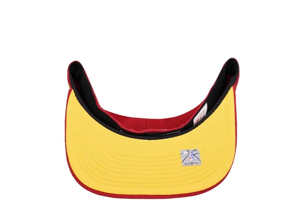 Mitchell & Ness Houston Rockets Logo History Hardwood Classic Dynasty Fitted Cap