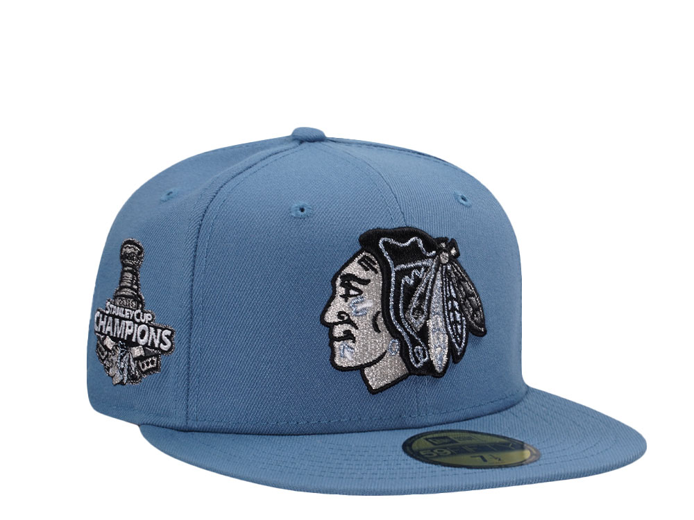 New Era Chicago Blackhawks Stanley Cup Champs 2010 Iced Out Edition 59Fifty Fitted Cap