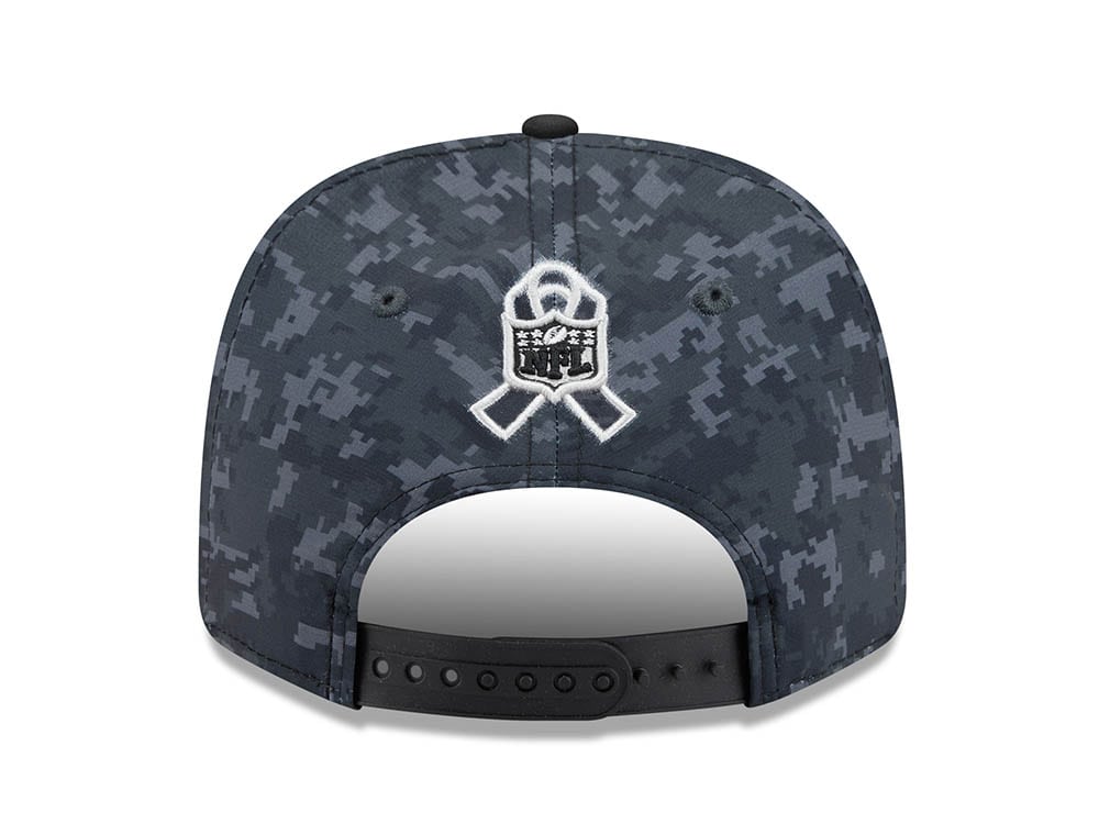 New Era Seattle Seahawks NFL Salute to Service 2026 Digi Camo Black 9Seventy Stretch Snapback Cap