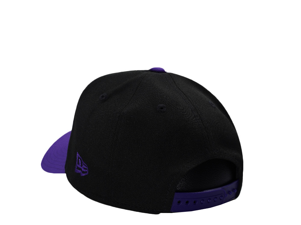 New Era Los Angeles Lakers NBA Finals 2000 Black Two Tone Edition 9Forty A Frame Snapback Cap