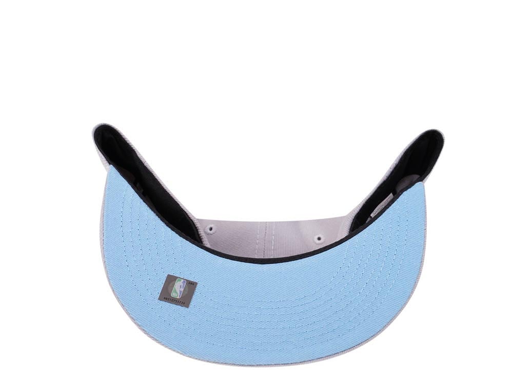 New Era NBA Logo Gray Edition 59Fifty Fitted Cap