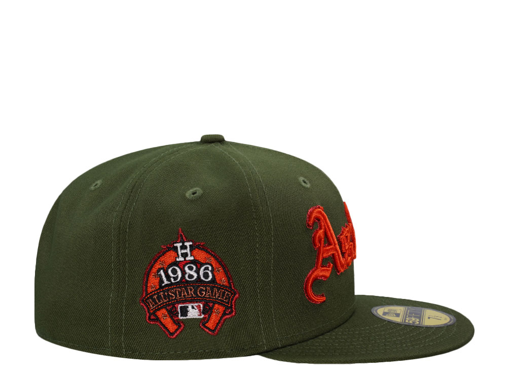 New Era Houston Astros All Star Game 1986 Script Prime Edition 59Fifty Fitted Cap