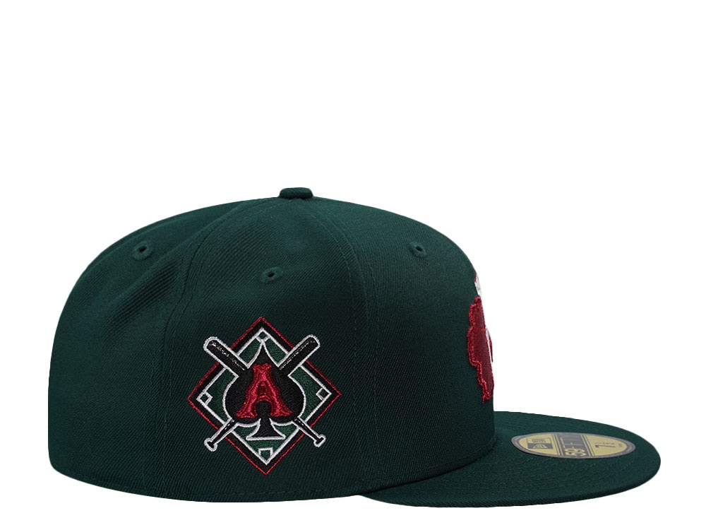 New Era Reno Aces Renace Nevada State Dark Green Edition 59Fifty Fitted Cap