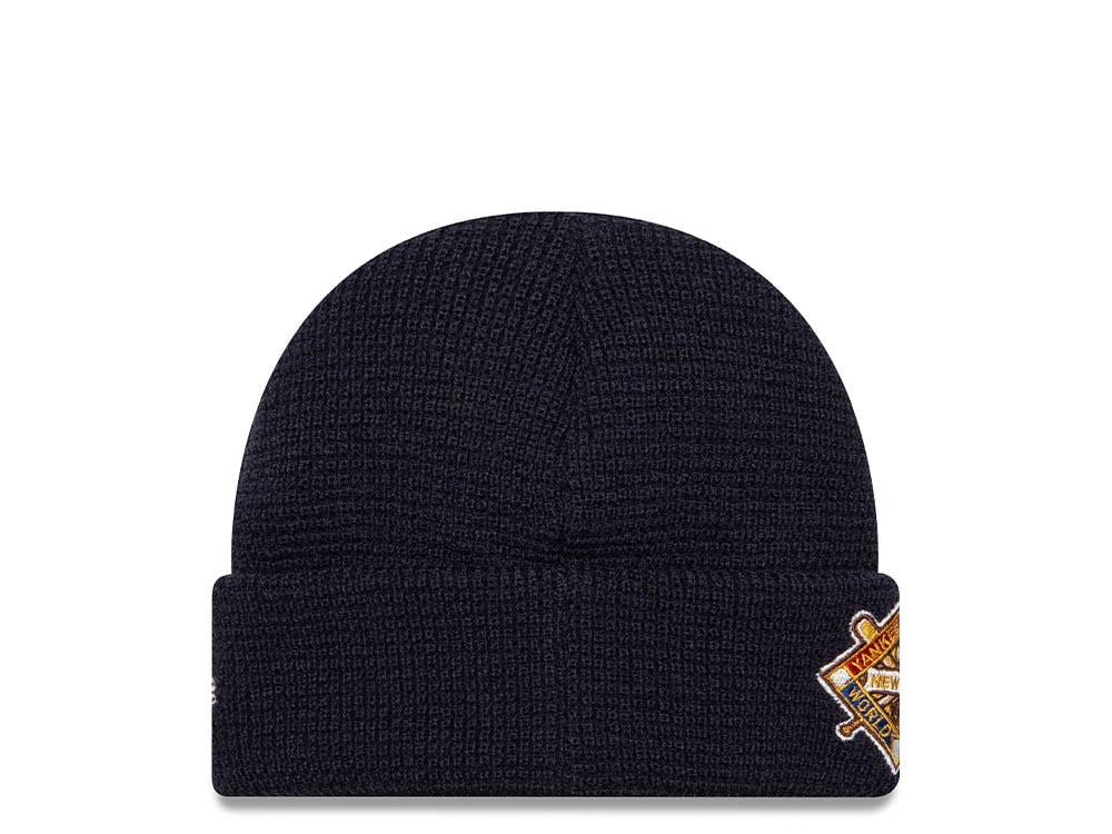 New Era New York Yankees Yankee Stadium World Series Short Cuff Beanie Navy Cappelli