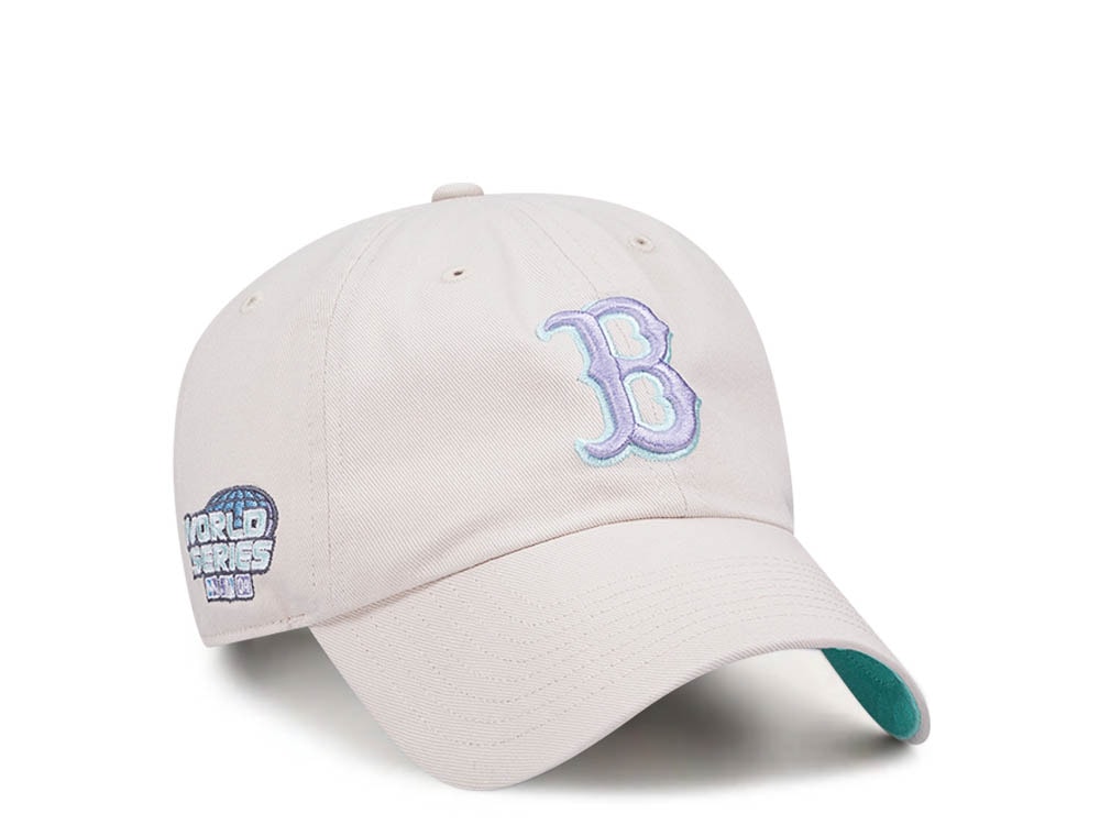 47Brand Boston Red Sox World Series 2004 Bone Double Under Clean Up Strapback Cap