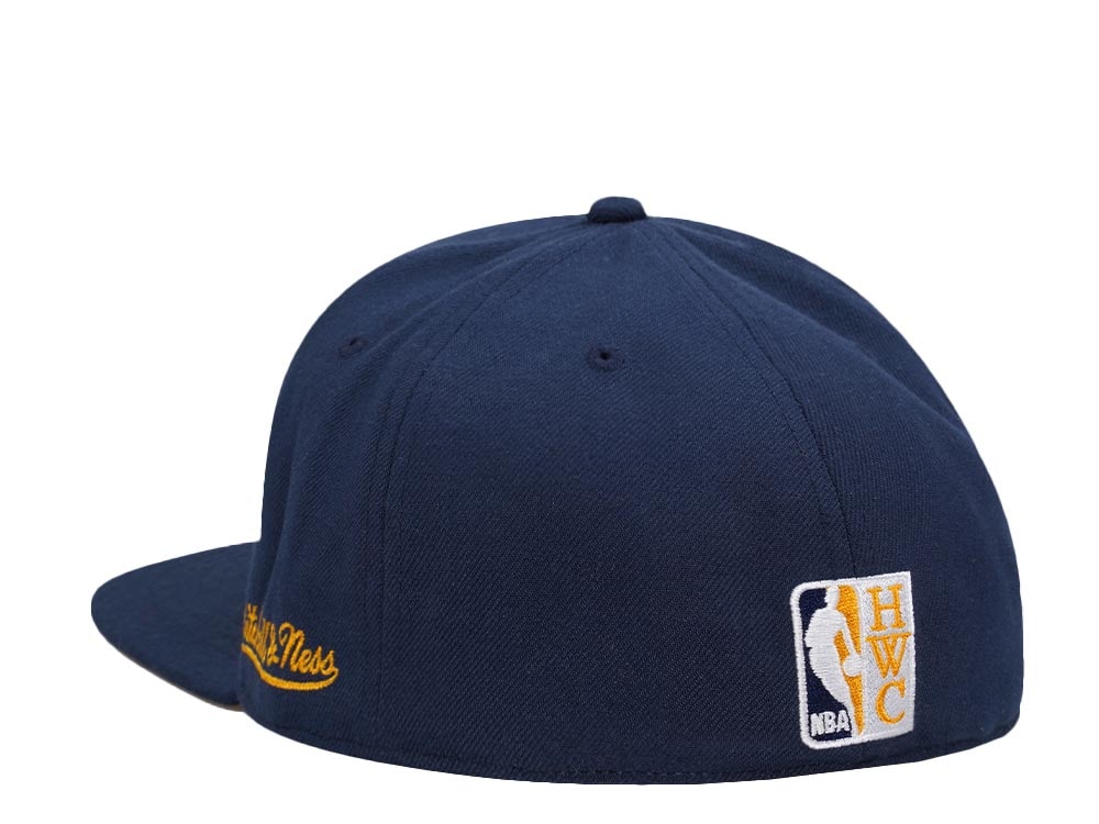 Mitchell & Ness Golden State Warriors Logo History Hardwood Classic Dynasty Fitted Cap