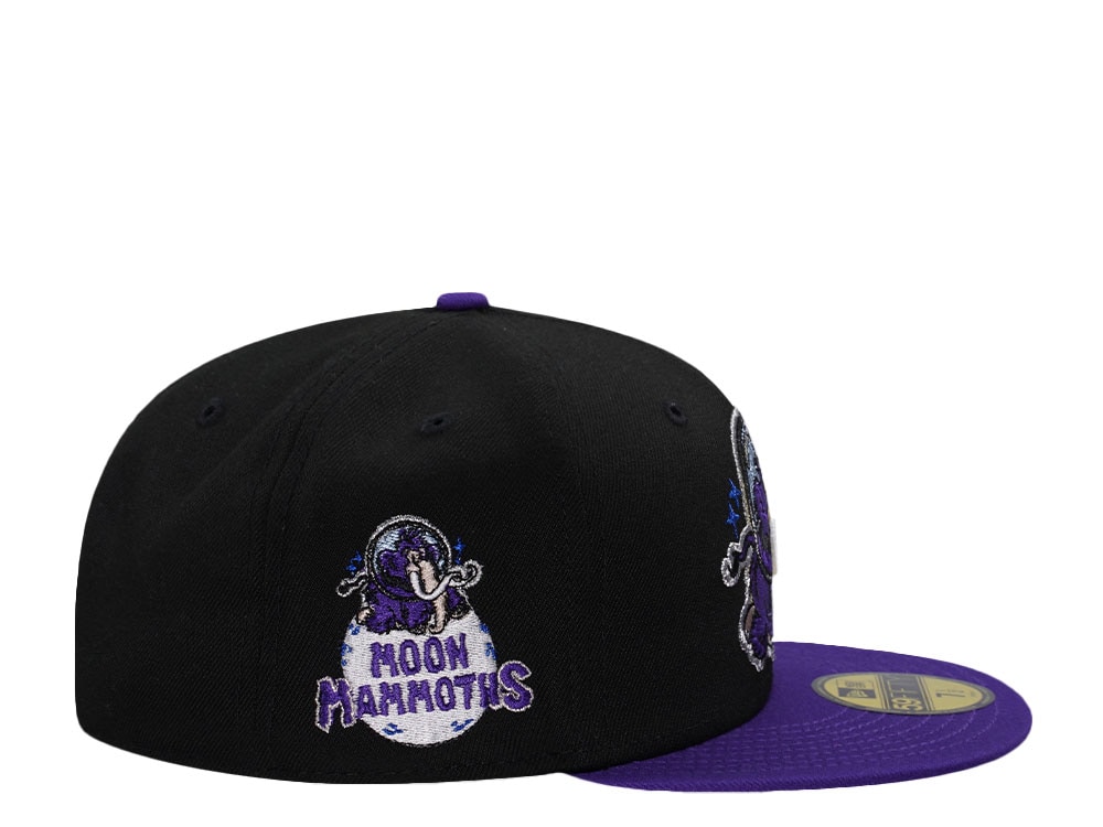 New Era Erie Moon Mammoths Black Two Tone Edition 59Fifty Fitted Cap