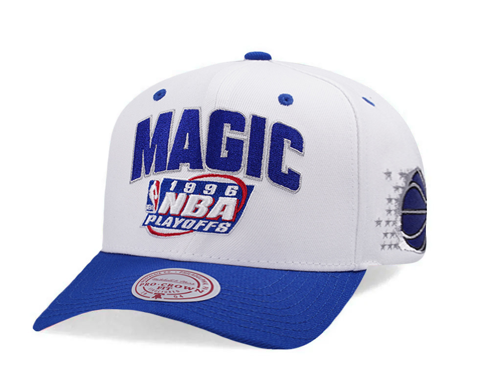 Mitchell & Ness Orlando Magic NBA Playoffs 1996 Chrome Two Tone Editon Pro Crown Fit Snapback Cap