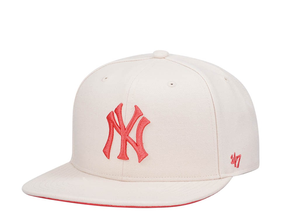 47Brand New York Yankees Natural Ballpark Captain MVP Snapback Cap