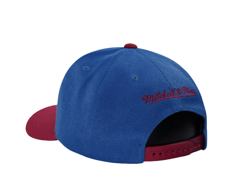 Mitchell & Ness Colorado Avalanche Pro Crown Fit Blue Snapback Cap