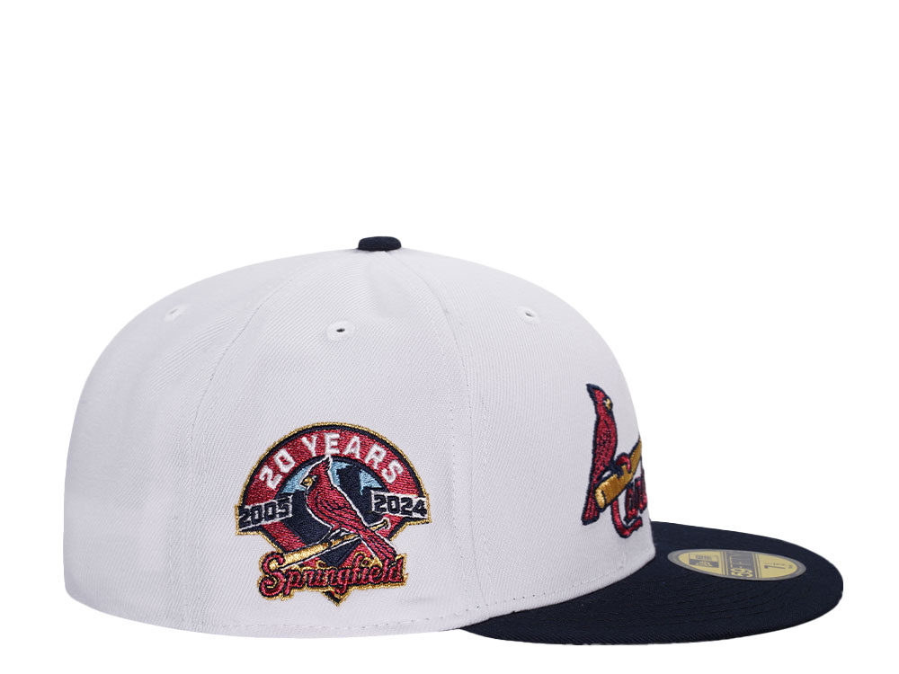 New Era Springfield Cardinals 20 Years Metallic Throwback Two Tone Edition 59Fifty Fitted Cap