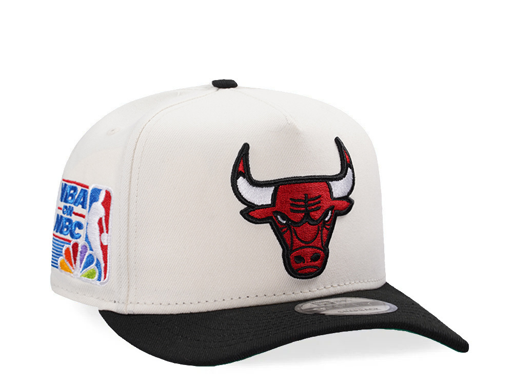 New Era Chicago Bulls NBA on NBC Chrome Two Tone Edition 9Fifty A Frame Snapback Cap
