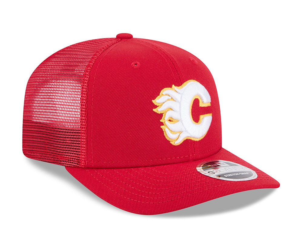 New Era Calgary Flames Red Edition 9Seventy Trucker Snapback Cap
