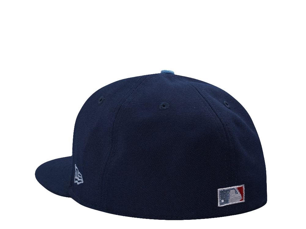 New Era Chicago Cubs Be Alert Ocean Blue Prime Edition 59Fifty Fitted Cap