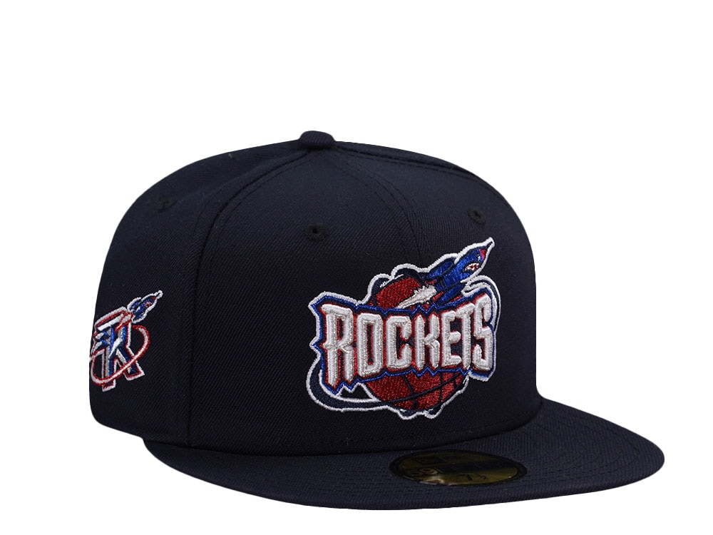 New Era Houston Rockets Metallic Navy Prime Edition 59Fifty Fitted Cap