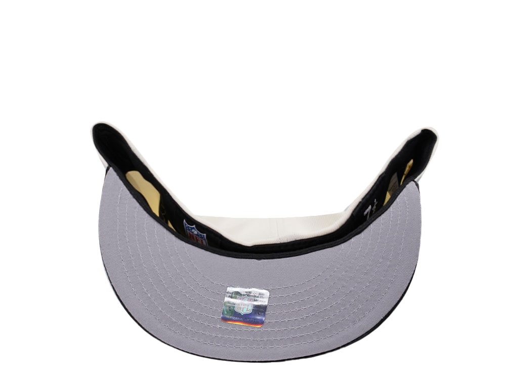 New Era San Francisco 49ers 30th Anniversary Chrome Satin Brim Two Tone Edition 59Fifty Fitted Cap