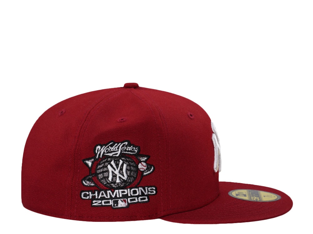 New Era New York Yankees World Series Champions 2000 Red Prime Edition 59Fifty Fitted Cap