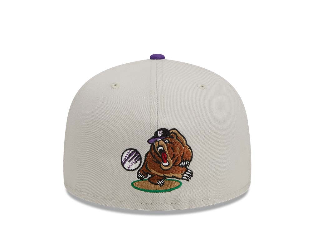 New Era Colorado Rockies Farm Team Stone Throwback Two Tone Edition 59Fifty Fitted Cap