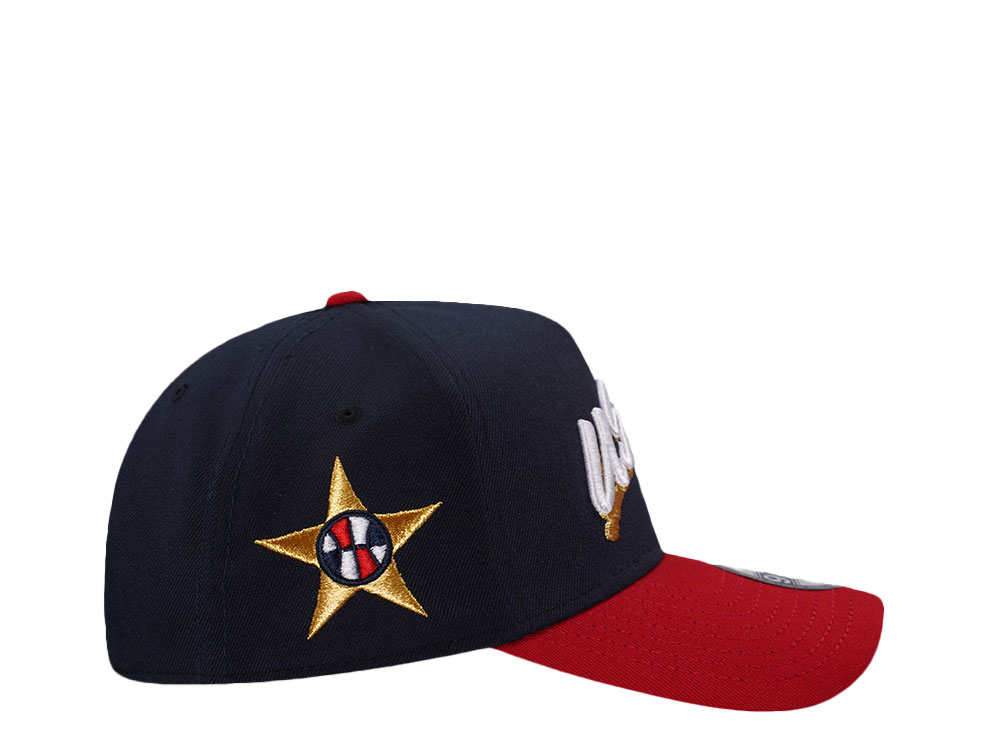 New Era Team USA Basketball Navy Two Tone Edition 9Forty A Frame Snapback Cap