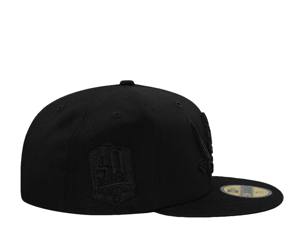 New Era Tampa Bay Buccaneers 40th Anniversary Blackout Prime Edition 59Fifty Fitted Cap
