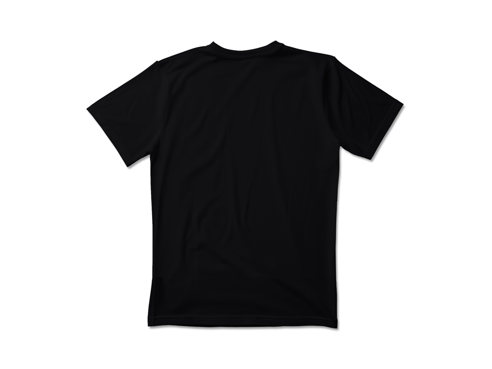 Parallel Union T-Shirt College Script Black Oversize Edition