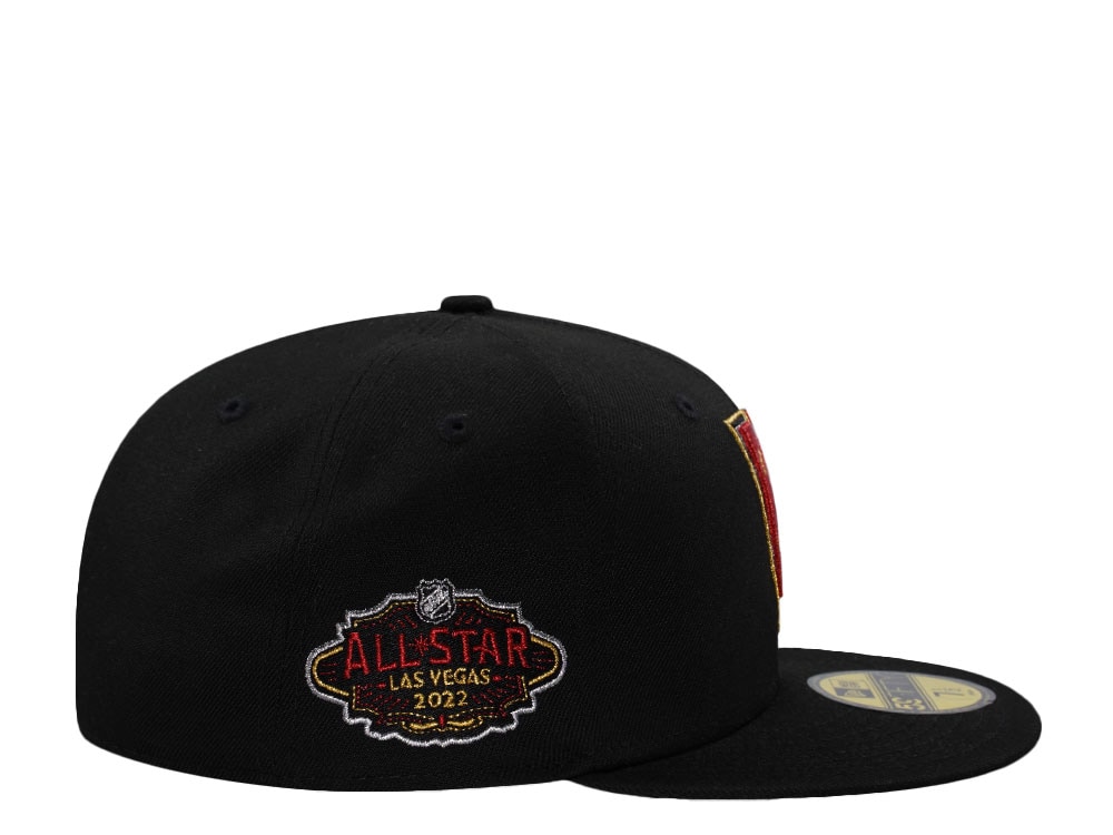 New Era Vegas Golden Knights All Star Game 2022 Black Prime Edition 59Fifty Fitted Cap