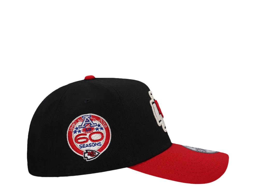 New Era Kansas City Chiefs 60 Seasons Two Tone 9Forty A Frame Snapback Cap