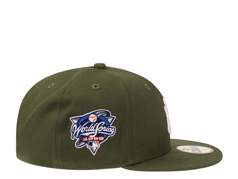 New Era New York Yankees World Series 2000 Rifle Green and Stone Edition 59Fifty Fitted Cap