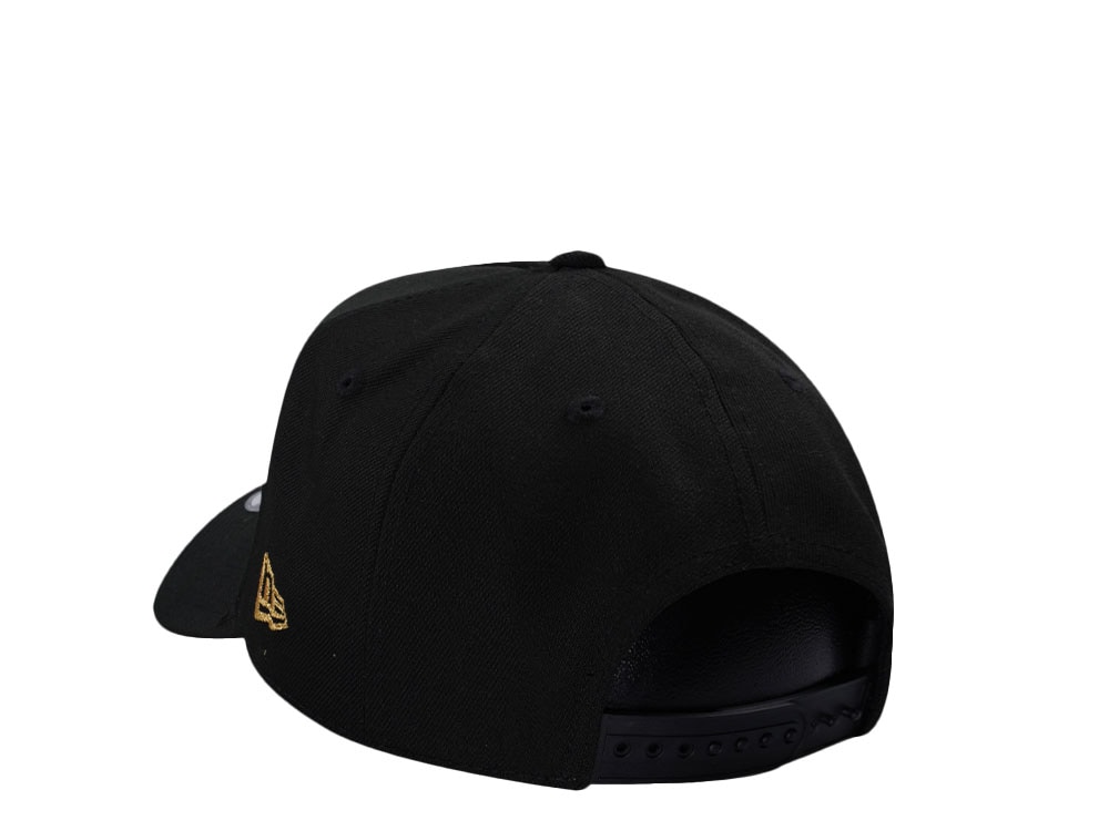 New Era Chicago Bulls 3x World Champions Black Prime Edition 9Forty A Frame Snapback Cap