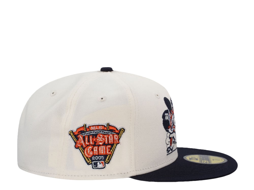 New Era Detroit Tigers All Star Game 2005 Chrome Two Tone Edition 59Fifty Fitted Cap