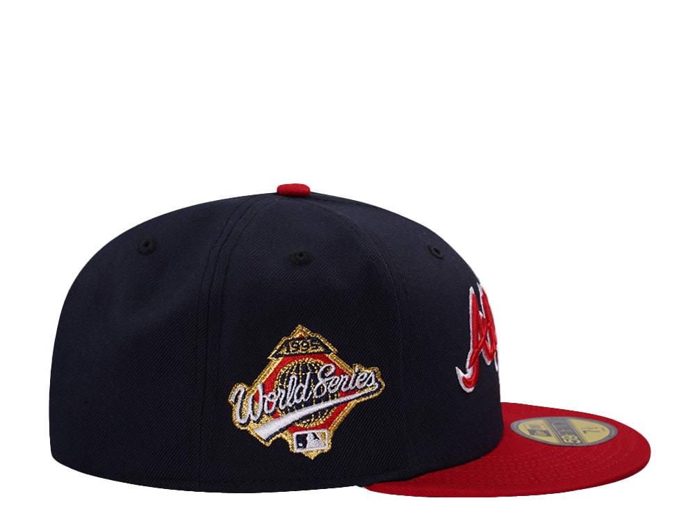 New Era Atlanta Braves World Series 1995 Navy Two Tone Edition 59Fifty Fitted Cap