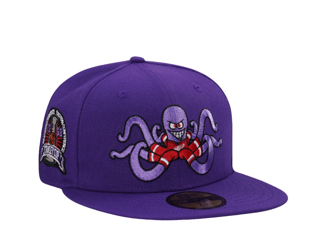 New Era Detroit Red Wings Stanley Cup 1998 Purple Al Edition 59Fifty Fitted Cap