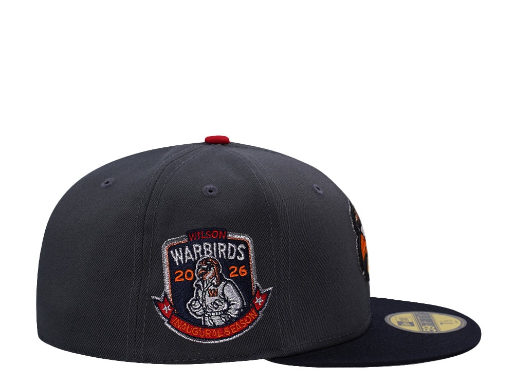 New Era Wilson Warbirds Inaugural Season 2026 Dark Gray Two Tone Edition 59Fifty Fitted Cap