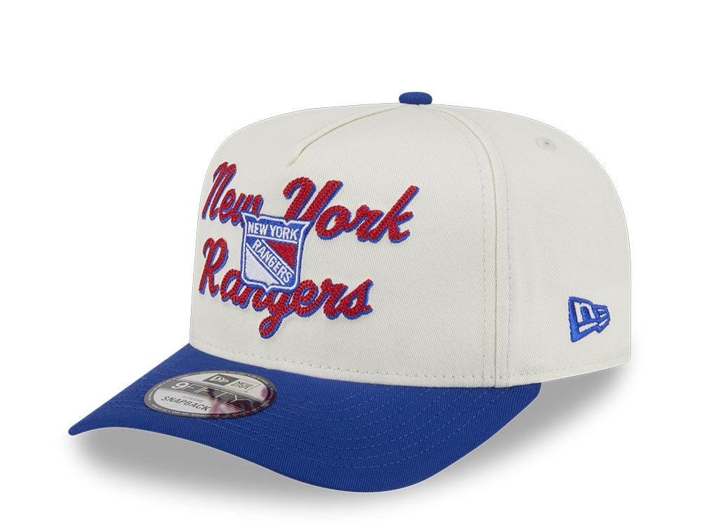 New Era New York Rangers Chainstitch 9Fifty A Frame Snapback Cap