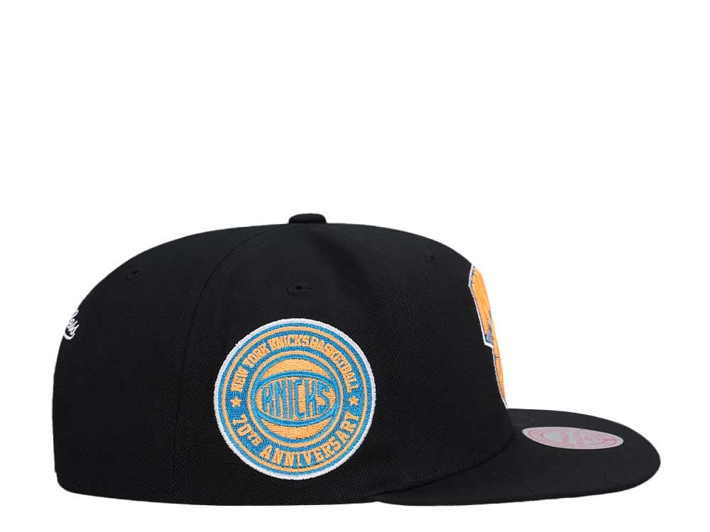 Mitchell & Ness New York Knicks 70th Anniversary Neon Tropical Hardwood Classic Snapback Cap