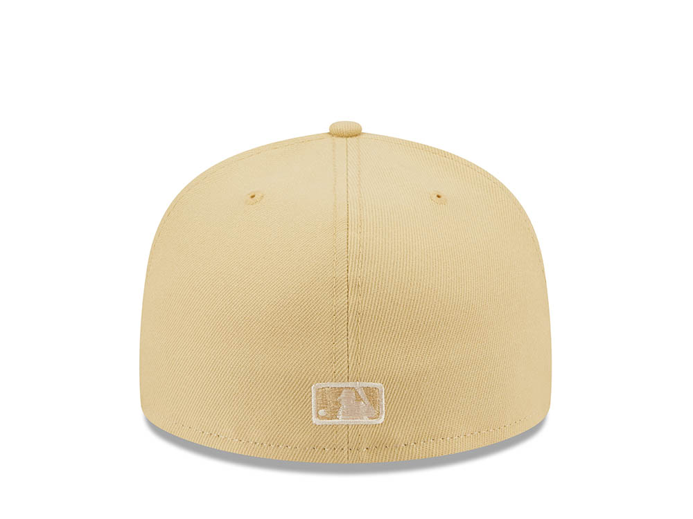 New Era Tampa Bay Rays Tropicana Field Raffia Front Vegas Gold Edition 59Fifty Fitted Cap