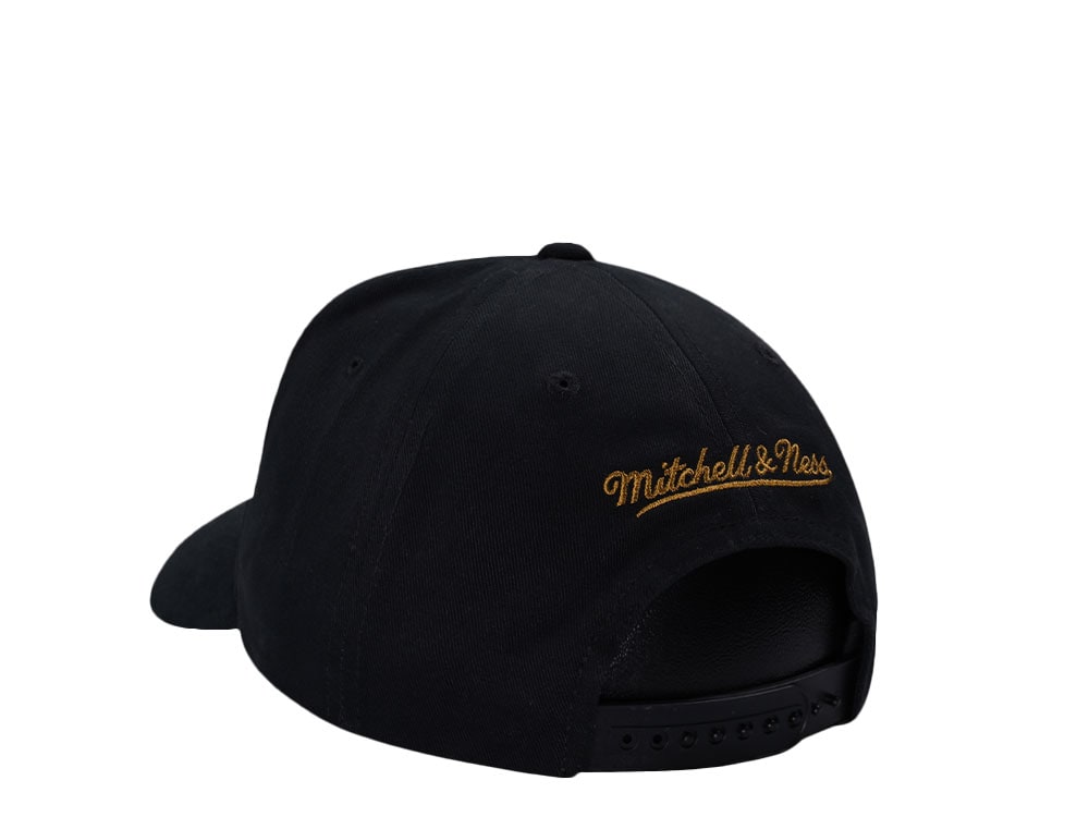 Mitchell & Ness Vegas Golden Knights Black Pro Pinch Fit Snapback Cap