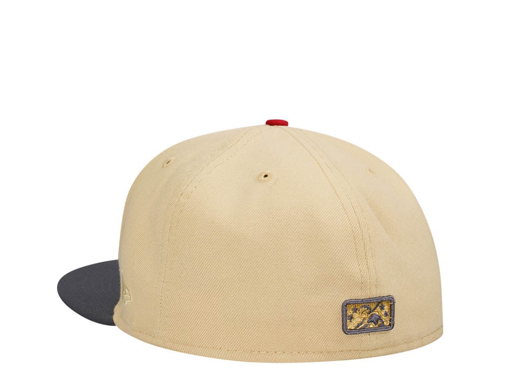 New Era Charleston Alley Cats Vegas Gold Prime Two Tone Edition 59Fifty Fitted Cap