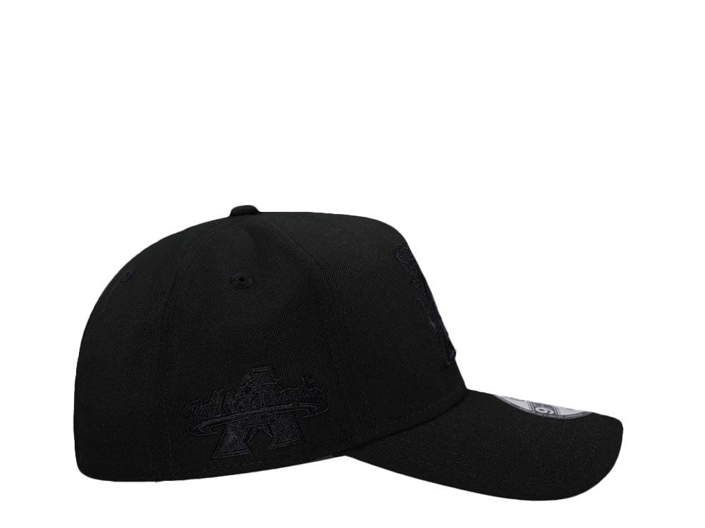 New Era Arizona Diamondbacks World Series Champions 2001 Black on Black 9Forty A Frame Snapback Cap