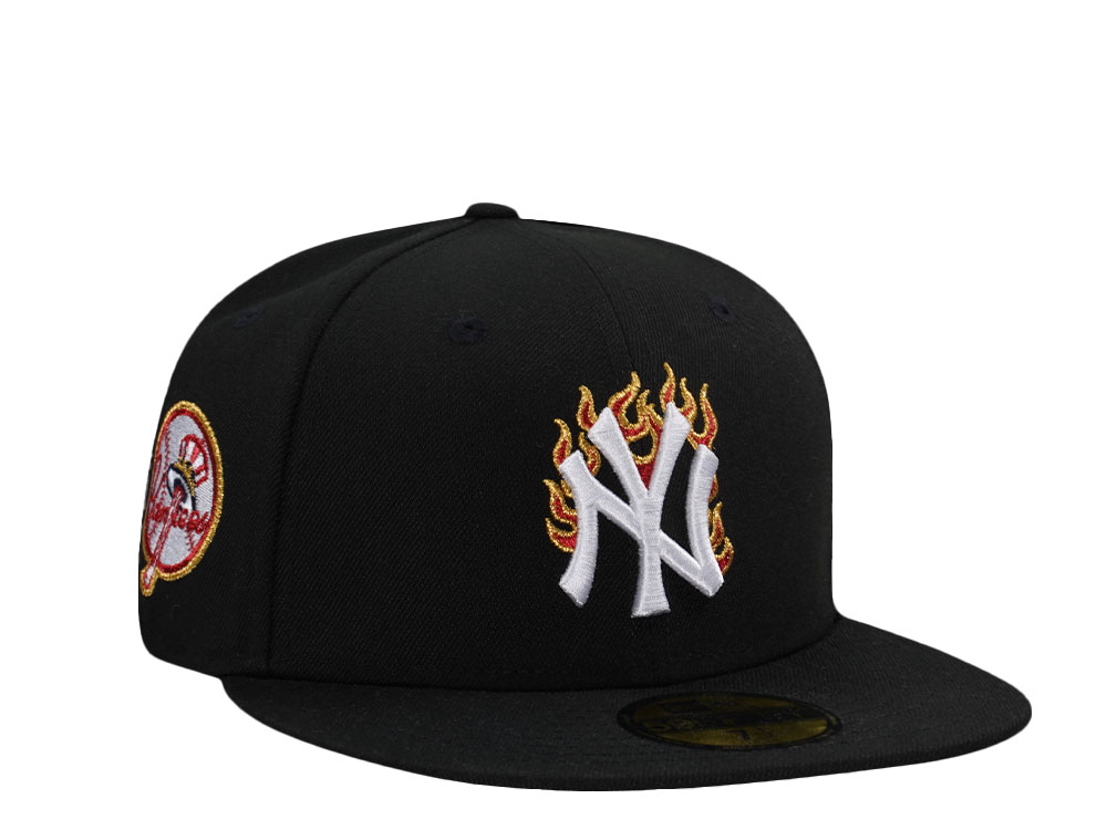 New Era New York Yankees Black Fire Edition 59Fifty Fitted Cap