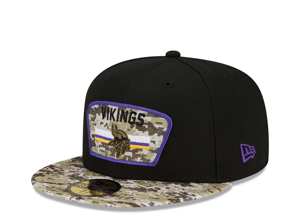 New Era Minnesota Vikings Salute to Service 21 59Fifty Fitted Cap