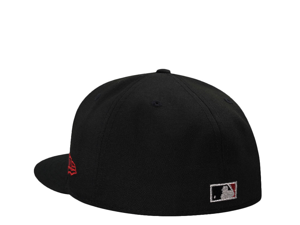 New Era Anaheim Angels 50th Anniversary Metallic Black Prime Edition 59Fifty Fitted Cap