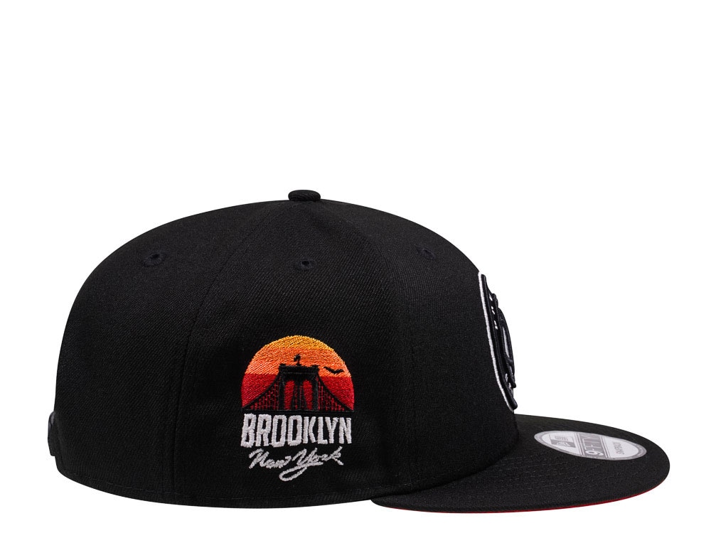 New Era Brooklyn Nets Home Badge Edition 9Fifty Snapback Cap