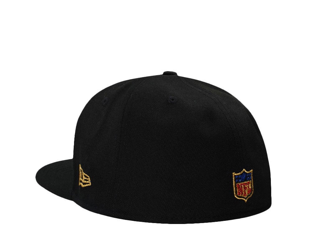 New Era Houston Texans 20th Anniversary Black Throwback Edition 59Fifty A Frame Fitted Cap