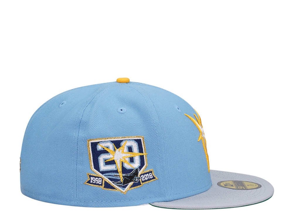 New Era Tampa Bay Rays 20th Anniversary Throwback Two Tone Edition 59Fifty Fitted Cap