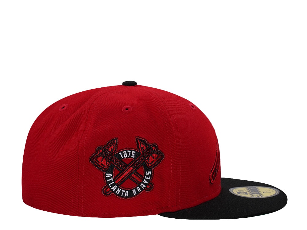 New Era Atlanta Braves 20th Anniversary Red Two Tone Edition 59Fifty Fitted Cap