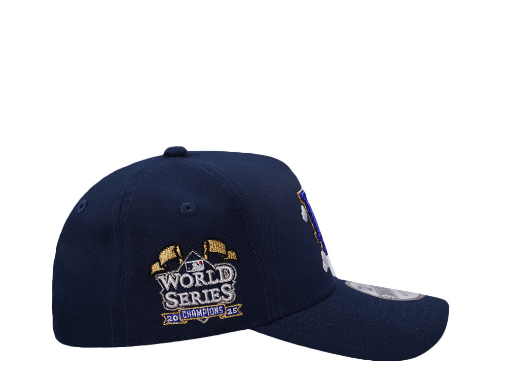 New Era Los Angeles Dodgers World Series 2025 Ocean Blue Prime Edition 9Forty A Frame Snapback Cap