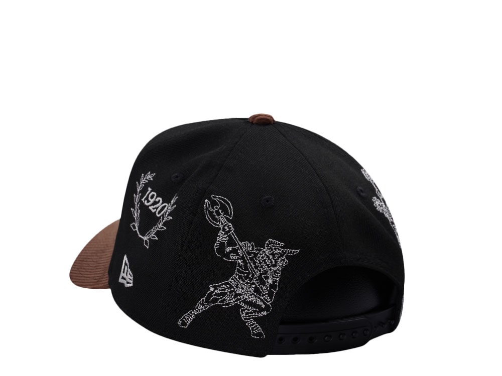 New Era Los Angeles Dodgers Mythical Black Two Tone Edition 9Forty A Frame Snapback Cap