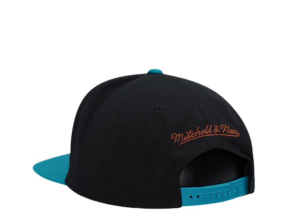Mitchell & Ness San Antonio Spurs 40th Anniversary Make Cents Black Two Tone Hardwood Classic Snapback Cap